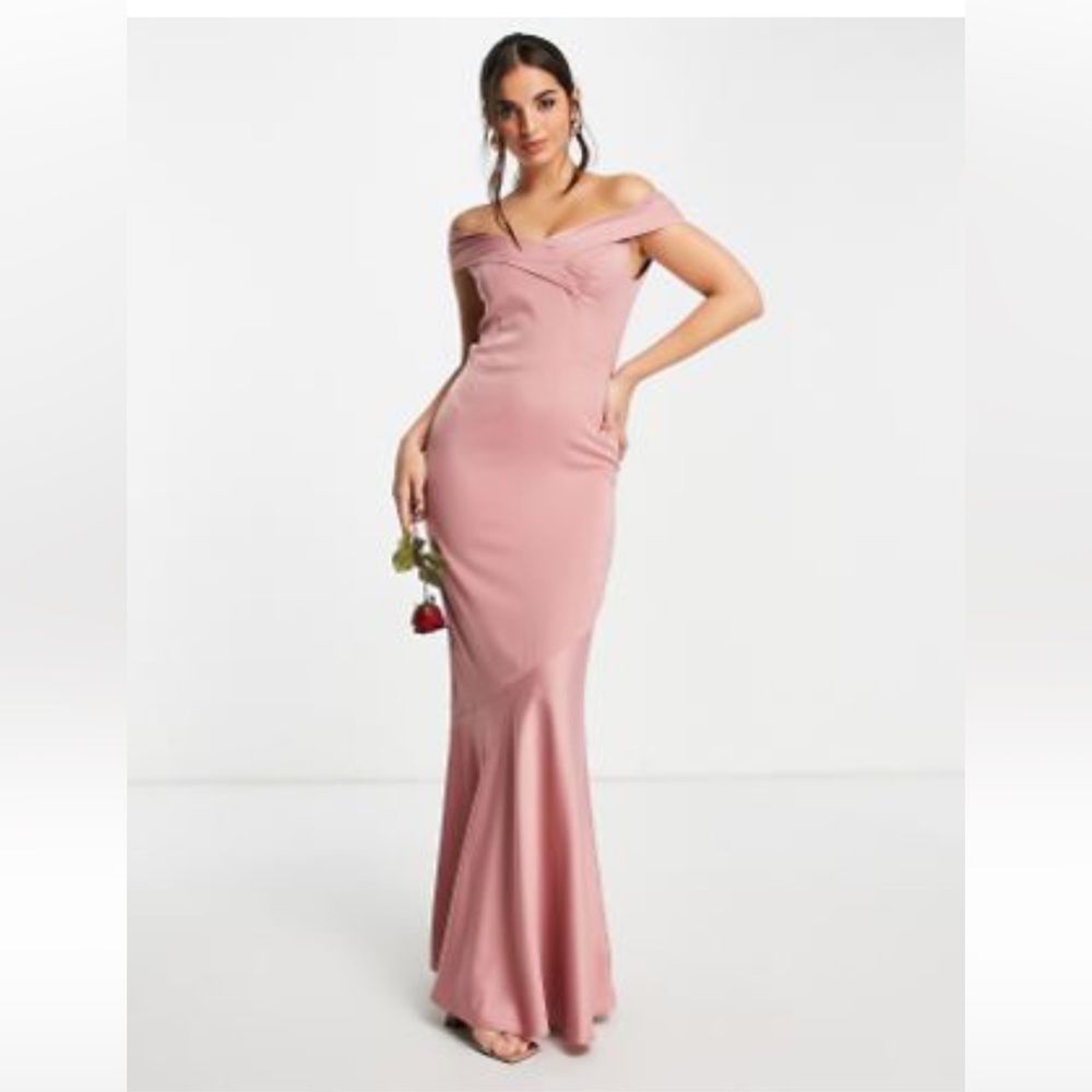Elegant Pink Maxi Dress